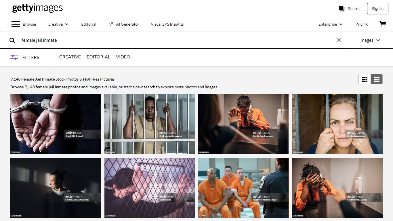 9,119 Female Jail Inmate Stock Photos & High-Res Pictures